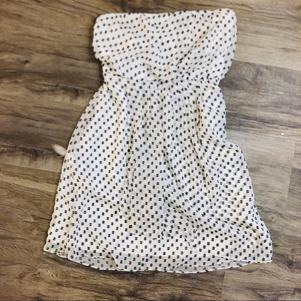 Express strapless mini dress
